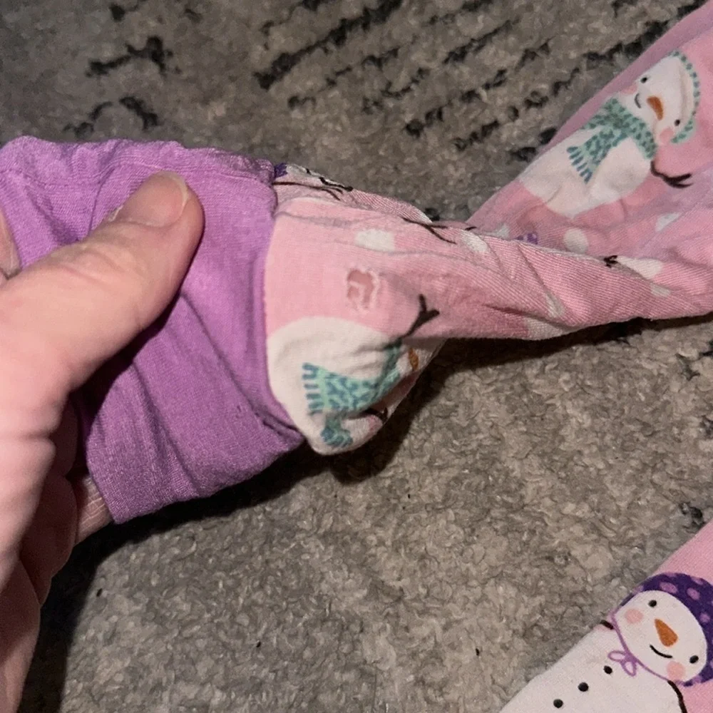 Girls Little Sleepies‎ Snow Much Fun Pajama Set Snowmen size 16